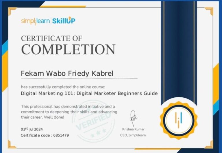 Digital Marketing Certificate